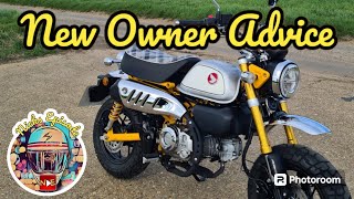 New Bike Tips amp Advice  Making The Honda Monkey 125 Even Better [upl. by Westphal479]