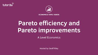 Pareto Efficiency and Pareto Improvements I A Level and IB Economics [upl. by Kassi]