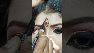 How to create 3rd eye maadurga 3rdeye makeuptutorial ytshorts [upl. by Joice]