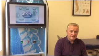 Acute Herniated Disc Treatment  from crutches to pain free with IDD Therapy [upl. by Icak]