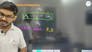 ISOMERS OF PENTANE  CH 4 Carbon and its Compounds Class 10  CBSE NEW NCERT BY Rajeev Sir [upl. by Nala625]