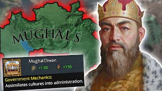 The Easiest Nation For World Conquest  EU4 136 Mughals Guide [upl. by Tansy914]