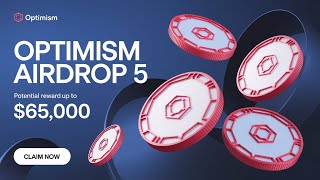 Optimism Airdrop How to Claim free OP tokens via DappRadar [upl. by Camroc317]