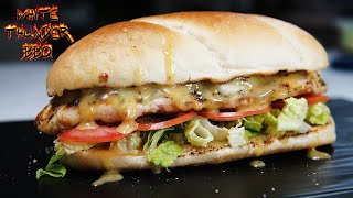 The SECRET to making a Great Grilled Chicken Sandwich [upl. by Ellenuahs660]