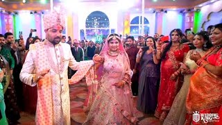 BEST GROOM ENTRY ❤️ 2023  FLASHMOB  INDIAN WEDDING BRIDEEntry [upl. by Thorne677]