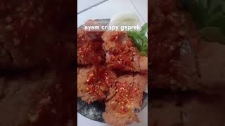 ayam crispy geprek 😇😇😊☺ [upl. by Razal]