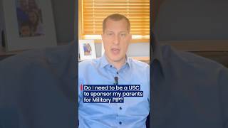 Do I need to be a US citizen to sponsor my parents for military parole in place immigrationlawyer [upl. by Ellenig]