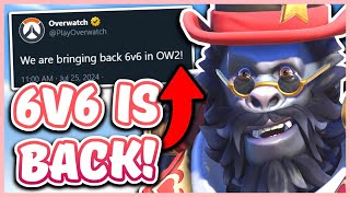 6V6 IS COMING BACK TO OVERWATCH 2 [upl. by Elmina58]