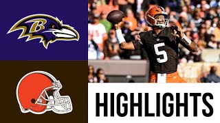 Jameis Winston Highlights vs Ravens  NFL Week 8 [upl. by Nyladgam325]