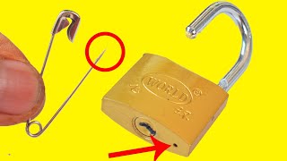 10 Ways to Open a Lock without key [upl. by Leggat168]