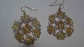 diy boucles doreille flocons pour les fêtes [upl. by Sackville934]