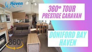 Haven Silver Grade Caravan  Prestige Caravan with Decking Haven  360° Tour  Doniford Bay [upl. by Fulton]