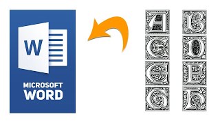 METTRE UNE GROSSE LETTRE LETTRINE EN DÉBUT DE TEXTE SUR WORD [upl. by Adlecirg]