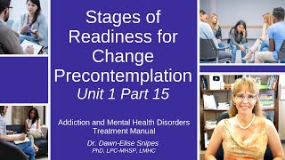 Increasing Motivation amp Readiness for Change Precontemplation  Addiction and Mental Health Recovery [upl. by Nilreb758]