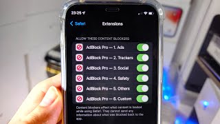 ANY iPhone How To Block Ads in Safari app [upl. by Vivica]