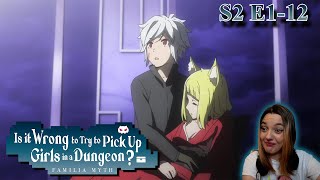 Danmachi Season 2 E112 Reactions [upl. by Damales]