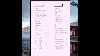 🌻Part 1Trigonometryformula integration Importantformula Mithleshexammaster [upl. by Elenore]