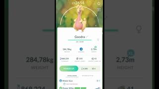 SHINY GOODRA  POKÉMON GO  EVOLUTION [upl. by Ateekal]