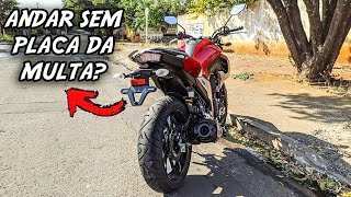 PODE ANDAR COM A MOTO SEM PLACA [upl. by Sidonnie702]