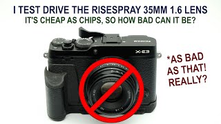 Risespray 35mm f16 lens review for Fujifilm X Mount [upl. by Acenom]