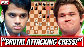 quotWowquot  Magnus Carlsen STUNS Arjun Erigaisi w “AlphaZero” Inspired Attack Magnus Vs Arjun [upl. by Lletnwahs]