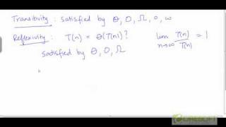 Reflexivity symmetry and transitivity properties of asymptotic notations [upl. by Nehttam]