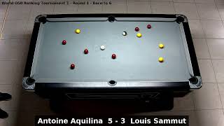 Antoine Aquilina vs Louis Sammut  World O50 Ranking Tournament 1  Round 1 [upl. by Weaver691]