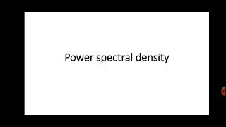 Power spectral density of random process properties [upl. by Zilla685]