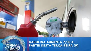 Petrobras anuncia 1° reajuste de preços de gasolina e gás de cozinha em 2024  Jornal da Band [upl. by Akemehs]