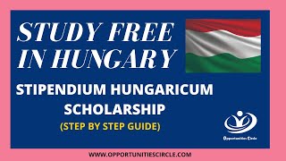 HEC Stipendium Hungarican Scholarship  Complete Step By Step Hungary Scholarship Guide [upl. by Kernan382]