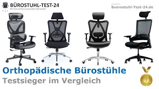 Orthopädische Bürostühle Test Vergleich 2024 🥇 Testsieger im Vergleich für korrekte Sitzhaltung [upl. by Dorree]