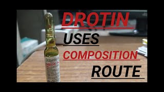 How to use Drotin Injection amp Route  drotin injection [upl. by Nivag]