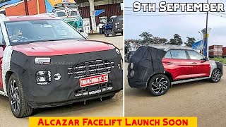 Hyundai Alcazar Facelift Launch Date Confirmed  Updated Looks 🔥  Premium Features  7 Seater [upl. by Enirolf]