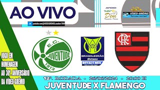 JUVENTUDE X FLAMENGO  BRASILEIRÃO BETANO 2024  12ª RODADA  AO VIVO Simulação no eFOOTBALL [upl. by Ecnirp]