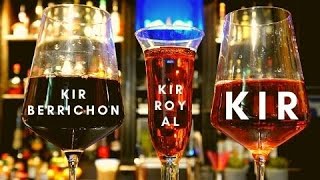 KIR ROYAL  KIR COCKTAIL  KIR BERICHON Recipes [upl. by Cinimmod]