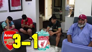 ARSENAL vs LIVERPOOL 31 LIVE FAN REACTION  EMBARRASSING PERFORMANCE WHAT WAS THAT [upl. by Imailiv]