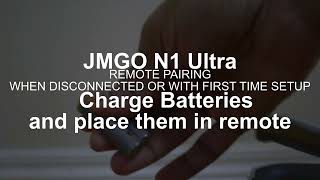 JMGO N1 Ultra Projector  Remote Pairing [upl. by Asin]