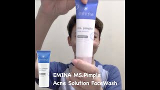 EMINA MS PIMPLE ACNE SOLUTION UNTUK JERAWAT PARAH PUN AMPUH HUHU TERHARU [upl. by Eirojram]