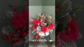 ARREGLOS FLORALES NAVIDEÑOS  IDEAS CREATIVAS amp SENCILLAS christmas trending [upl. by Seagrave187]