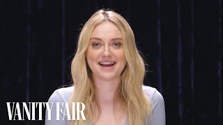 Dakota Fanning on acting with the bird in The Watchers interview [upl. by Eyaj]