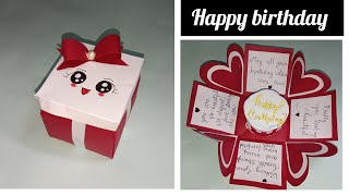 happy birthday greeting card beautiful card YouTube video iqra Sultana [upl. by Rosenwald776]