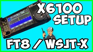 Xiegu X6100  WSJTX FT8 Setup Guide [upl. by Killy932]