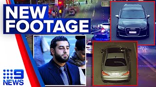 New CCTV released in hunt for culprit behind Bilal Hamze’s death  9 News Australia [upl. by Ateikan781]