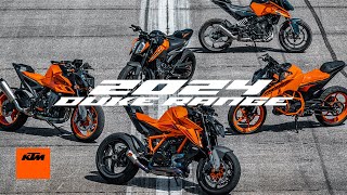 The 2024 KTM DUKE Range  KTM [upl. by Neirb]