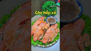 Ghẹ hấp xả cooking food monngon short [upl. by Aljan]