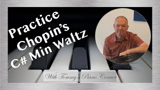 Piano Tutorial Chopin C Sharp Minor Waltz Op 64 No 2 [upl. by Appledorf335]