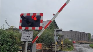 Carno Level Crossing Powys 30092023 [upl. by Amsed]