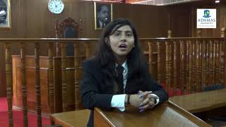 Adamas University LAW student Sushmita Sarkar [upl. by Shelton]