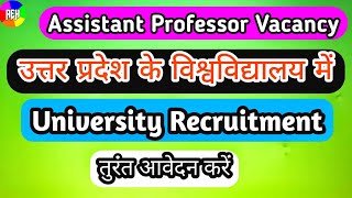 Agravan University Recruitment 2024  Assistant Professor Vacancies [upl. by Pedrotti566]