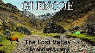 Glencoe  The Lost Valley  Hike and Wild Camp [upl. by Lou]